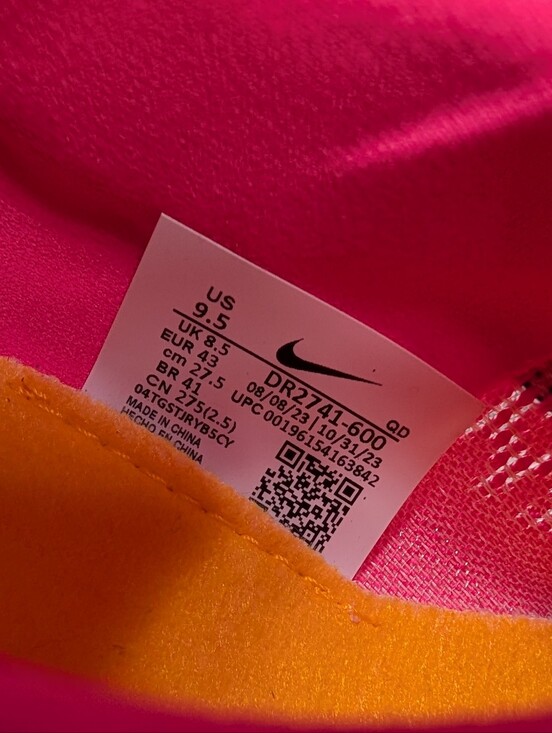 Nike Zoom Ja Fly 4 Hyper Pink Orange Track Sprinting Spikes Mens 9.5 DR2741-600 main image 4